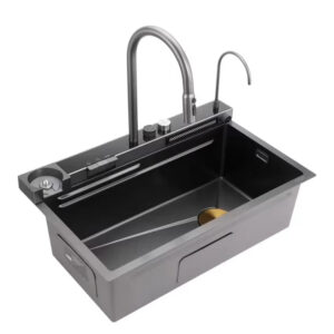 nano 304 stainless steel waterfall sink