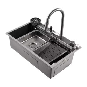 nano black steel kitchen sink